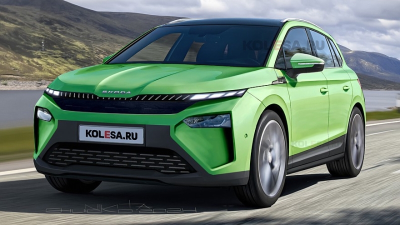 Кроссовер Skoda Elroq: новые изображения