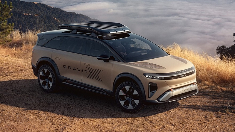 Приключенческий концепт Lucid Gravity X: готов к путешествиям по дорогам и за их пределами