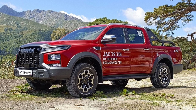Флагманский пикап JAC T9 с дизелем обзавёлся российским ценником