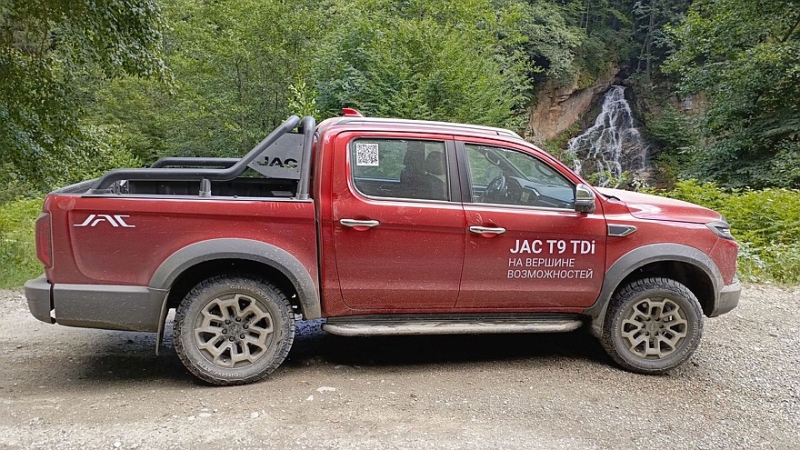 Флагманский пикап JAC T9 с дизелем обзавёлся российским ценником