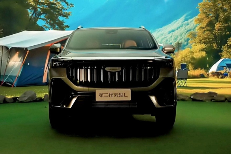 Geely полностью раскрыла дизайн обновлённого кроссовера Okavango