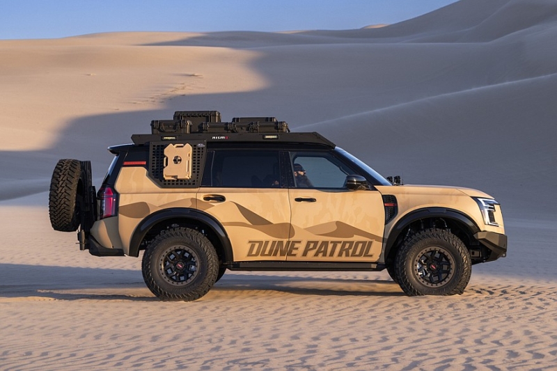 Nissan подготовил концепты на базе внедорожника Patrol, пикапа Frontier и спорткара Z Nismo