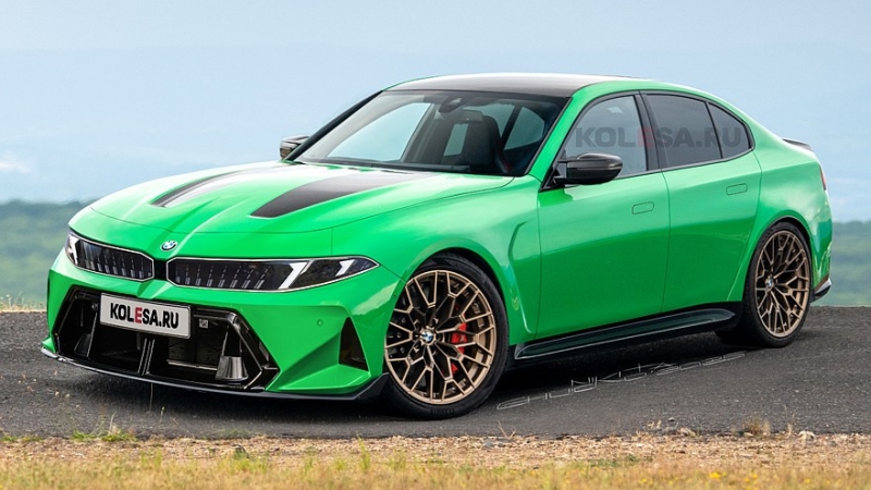 Новая бензиновая BMW M3 (G84): первые изображения