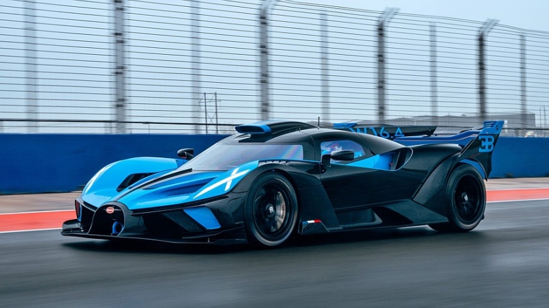 Bugatti завершила производство суперкара Bolide с легендарным мотором W16