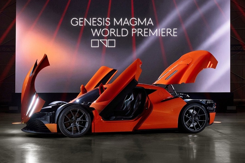 Две новинки от Genesis: серийный спортивный кроссовер GV60 Magma и будущий суперкар