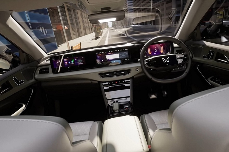 Семиместный кроссовер Mahindra XEV 9S представлен с несколькими вариантами начинки